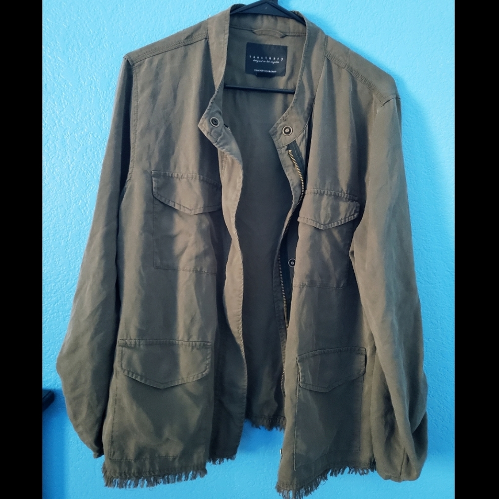 Army Green Oversized Jacket